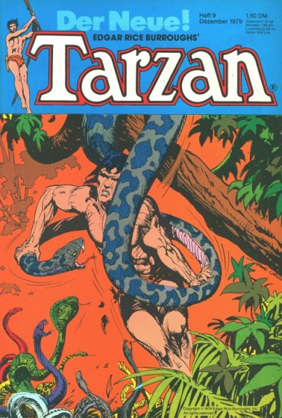 Tarzan (Ehapa, Gb.) Jhrg. 1979 Nr. 1 bis Jhrg 1984 Nr.25 kpl. Z (1)