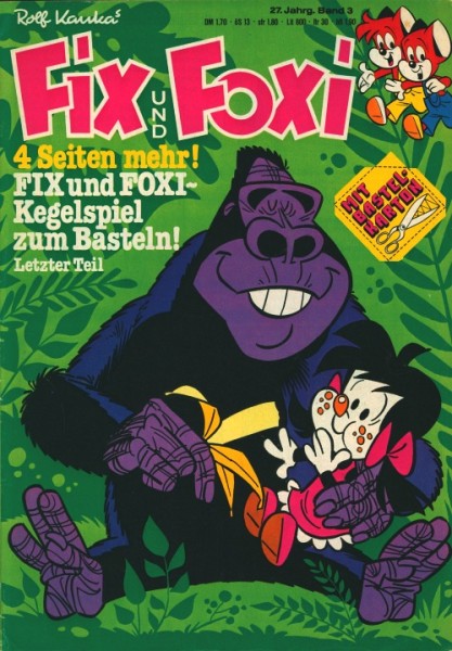 Fix und Foxi (Pabel, Gb.) 27. Jahrgang Nr. 1-52 kpl. (Z3)