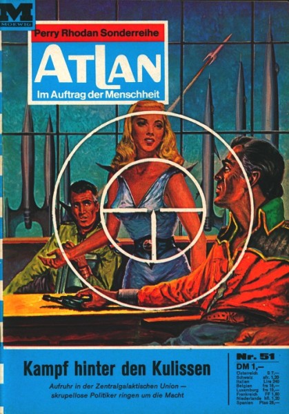 Atlan (Moewig) 1. Auflage Nr. 51-99