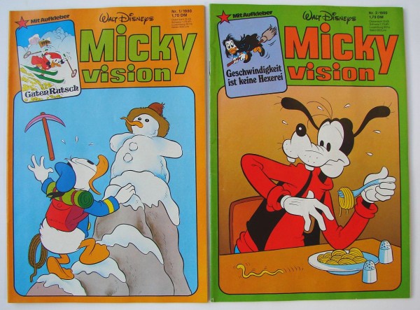 Mickyvision (Walt Disney's) (Ehapa, Gb.) Jhg. 1980 Nr. 1-12 kpl. (Z0-2)