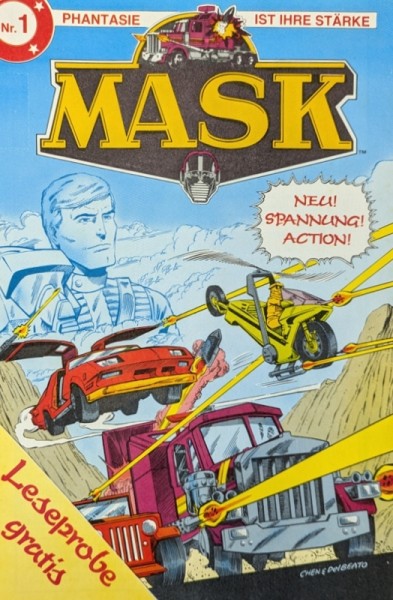 Mask Leseprobe (Kenner Parker Toys, Gb.) Nr. 1-3