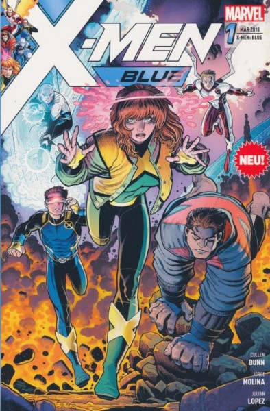 X-Men: Blue (Panini, Br.) Nr. 1-5 kpl. (Z0-2)