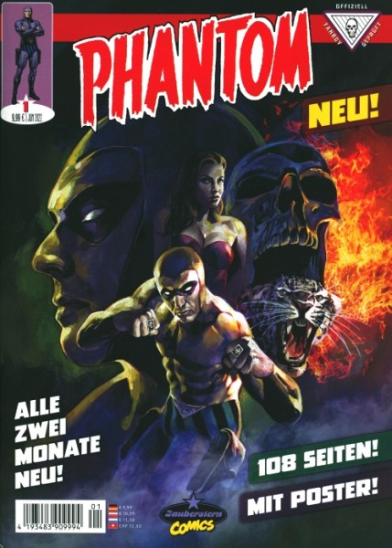 Phantom Comic Magazin (Zauberstern, Zeitschrift, GbÜ.) Nr. 1-8 zus. (Z1-2)