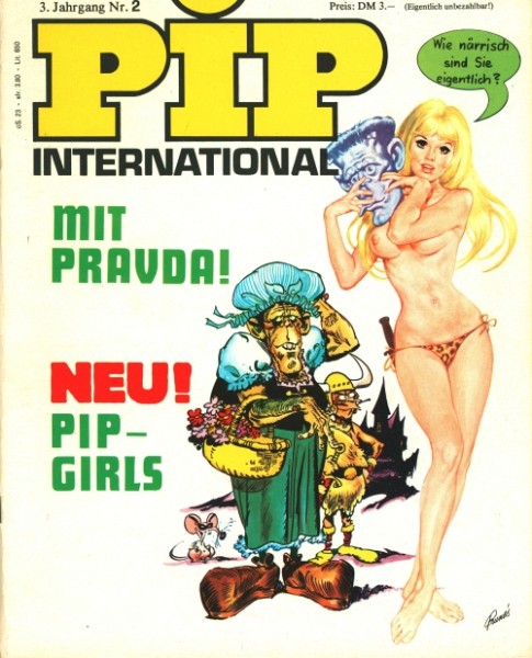 Pip (Verlagspresse Zürich, GbÜ.) 3. Jahrgang 1973 Nr. 1-6 kpl. (Z1-2)