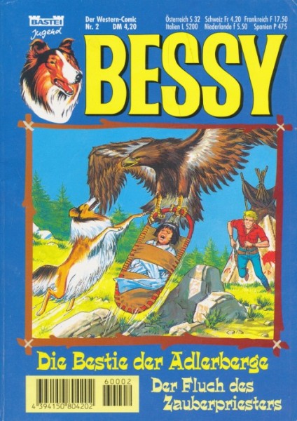 Bessy Taschenbuch (Bastei, Tb.) Nr. 1-6 kpl. (Z1)