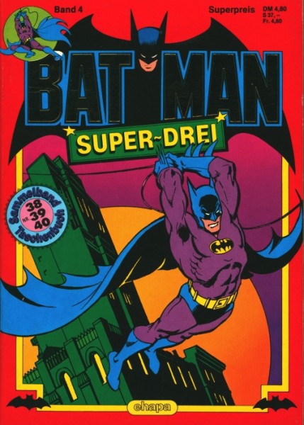 Batman Super-Drei (Ehapa, Tb.) Nr. 1-4