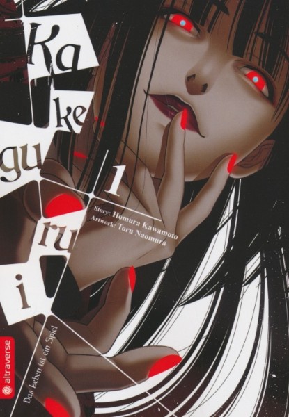 Kakegurui (Altraverse, Tb.) Das Leben ist ein Spiel Nr. 1-3 zus. (Z1)