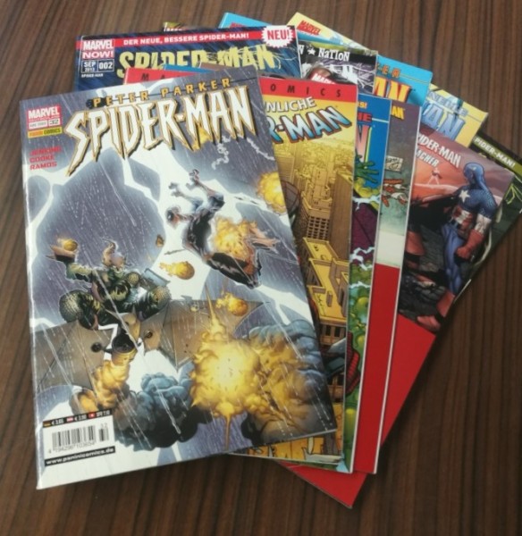 Paket 3766 10 verschiedene Spider-Man Hefte (Z1-2)