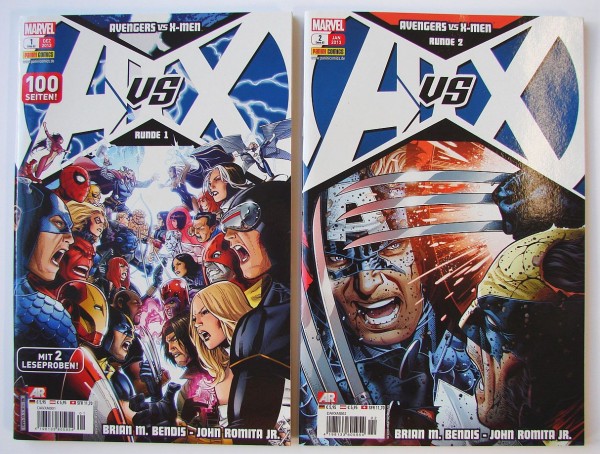 Avengers vs. X-Men (Panini, Gb.) Nr. 1-6 kpl. (Z0-2)