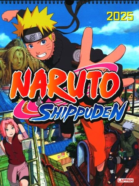 Naruto Shippuden Posterkalender 2025