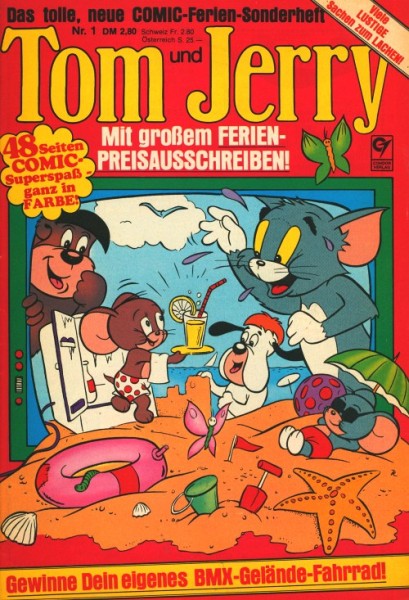 Tom und Jerry Ferien-Sonderheft (Condor, Gb.) Nr. 1-22