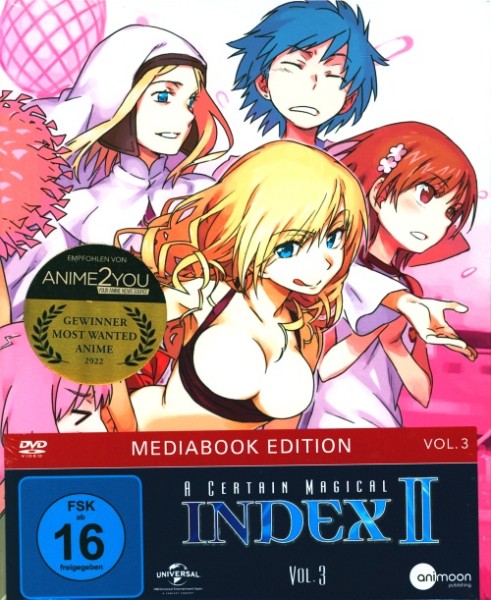 A Certain Magical Index II Vol.3 DVD Mediabook Edition