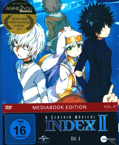 A Certain Magical Index II Vol.4 DVD Mediabook Edition