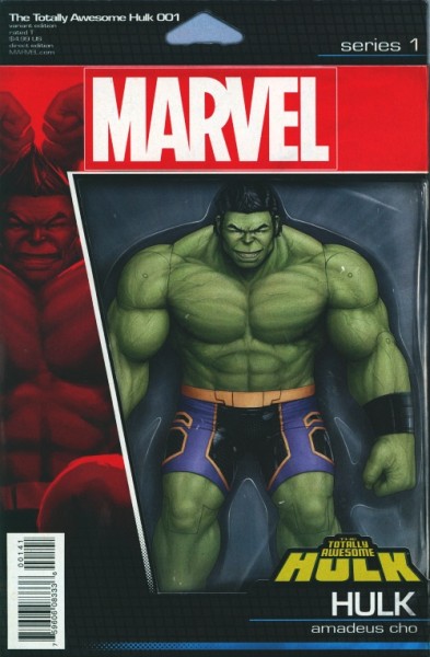 Totally Awesome Hulk (2016) Action Figure Variant Cover 1