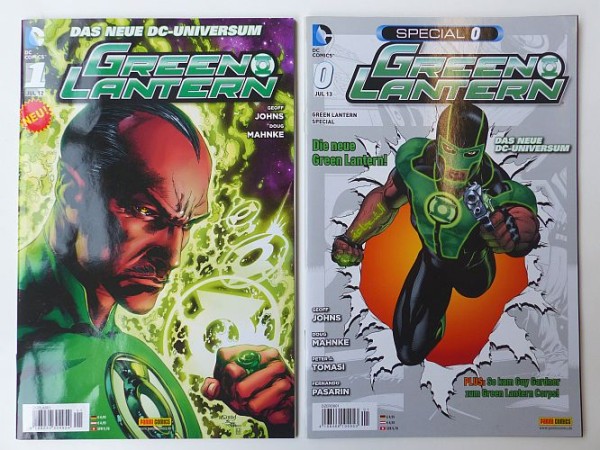 Green Lantern (Panini, Gb., 2012) Nr. 0,1-45 kpl. + Special 1,2 + Future's End Special (Z1-)