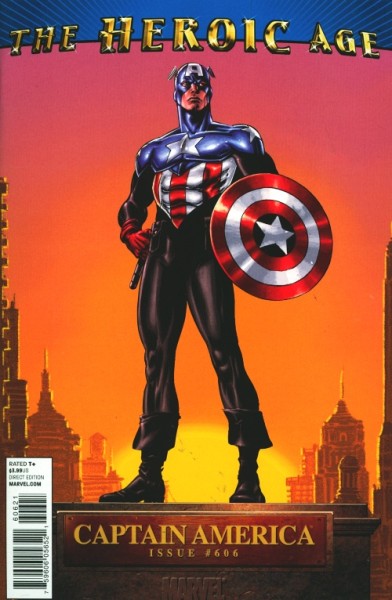 Captain America (2009) Heroic Age Variant Cover 606