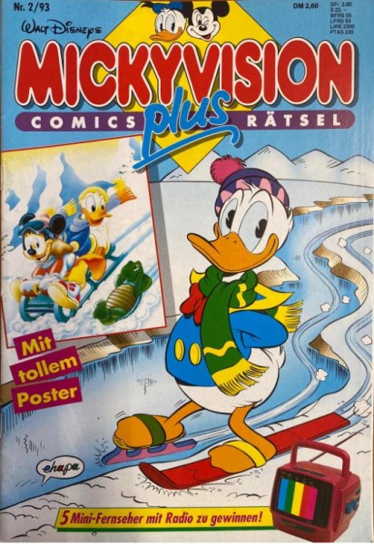 Mickyvision (Walt Disney's) (Ehapa, Gb.) Jhg. 1993 Nr. 1-26