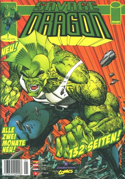 Savage Dragon (Zauberstern, GbÜ.) Nr. 1-4 zus. (Z0-2)