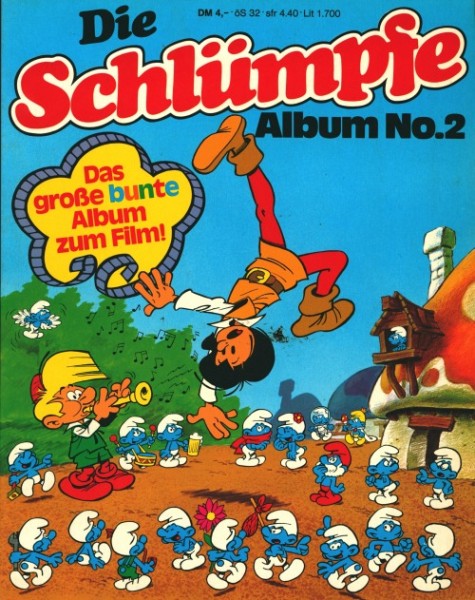 Schlümpfe (Gevacur, Br.) Nr. 1-4 kpl. (Z1-2)