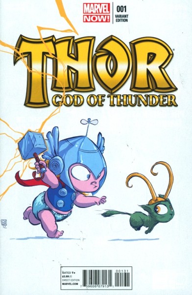 Thor: God of Thunder (2012) Skottie Young Variant Cover 1