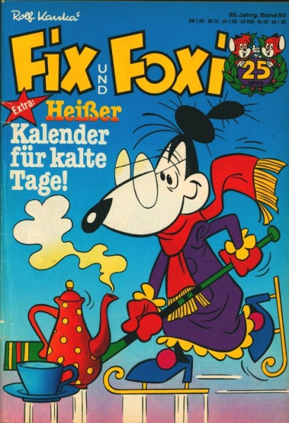 Fix und Foxi (Pabel, Gb.) 25. Jahrgang Nr. 1-53 kpl. (Z1-2)