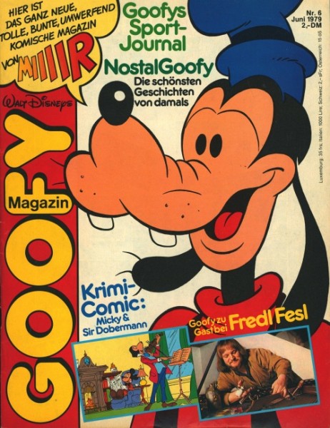 Goofy Magazin (Ehapa, GbÜ./Gb.) Jhrg. 1979 Nr. 6