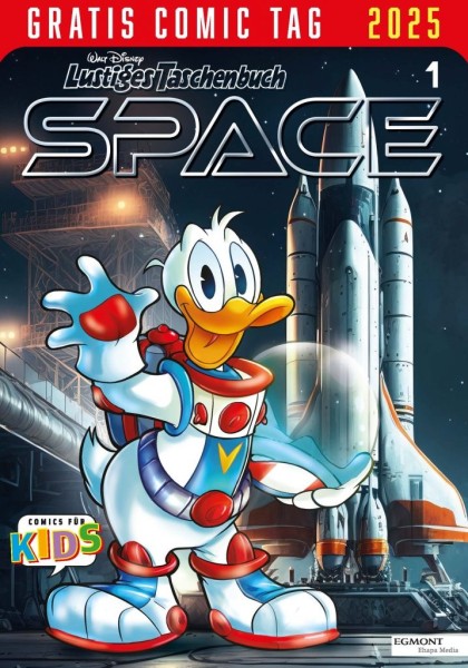 Gratis Comic Tag 2025: Lustiges Taschenbuch - Space (05/25)