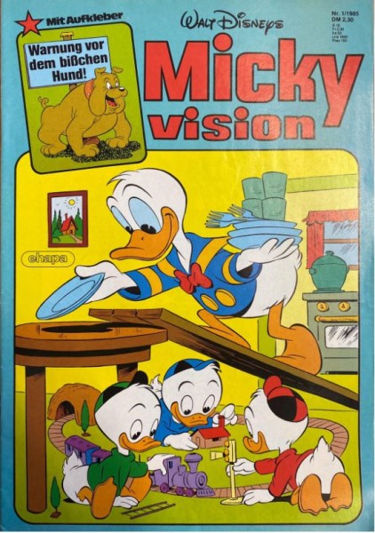 Mickyvision (Walt Disney's) (Ehapa, Gb.) Jhg. 1985 Nr. 1-12 kpl. (Z0-2)