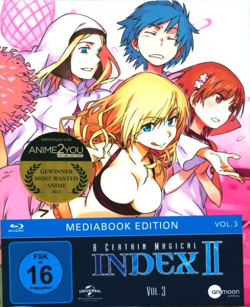 A Certain Magical Index II Vol.3 Blu-ray Mediabook Edition