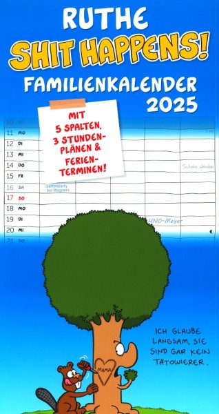 Shit Happens! Familienkalender 2025