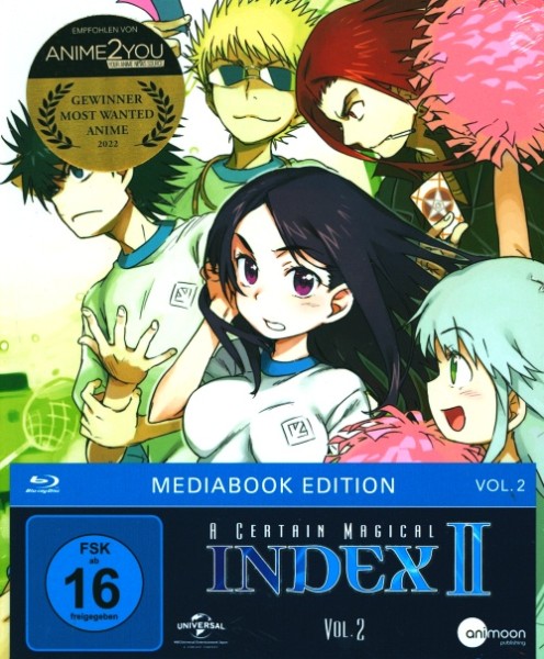 A Certain Magical Index II Vol.2 Blu-ray Mediabook Edition