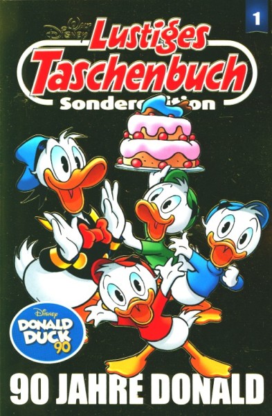 Lustiges Taschenbuch (Ehapa, Tb.) Sonderedition 90 Jahre Donald Duck Nr. 1-3 (neu)