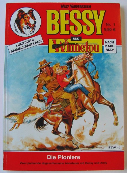 Bessy und Winnetou (Hethke, Br.) Nr. 1-3 kpl. (Z1)