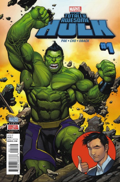 Totally Awesome Hulk (2016) 2nd Printing Variant Cover 1