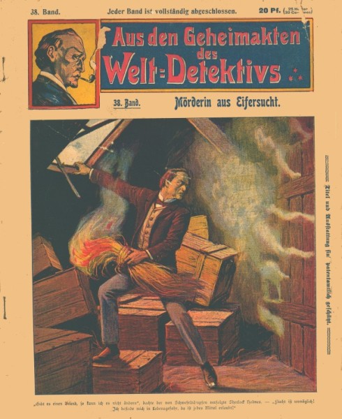 Detectiv Sherlock Holmes und seine weltberühmten Abenteuer (Volksliteratur, Vorkrieg) 1.Ausgabe Nr.