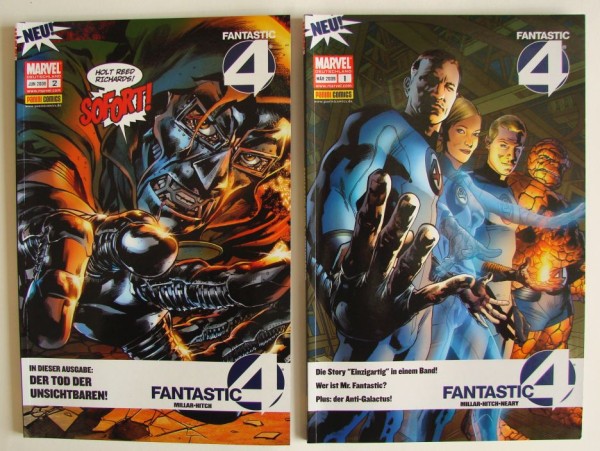 Fantastic Four (Panini, Br., 2009) Nr. 1-9 kpl. (Z1)