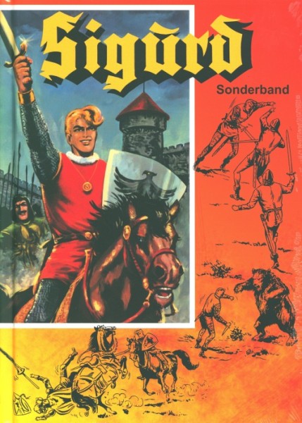 Sigurd Sonderband (Wildfeuer, B.) HC 70 Jahre Sigurd Variantausgabe (rot)