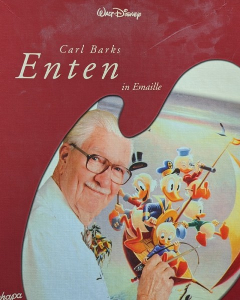 Carl Barks, Enten in Emaille (Ehapa, Schuber mit 2 Emaille-Schildern)