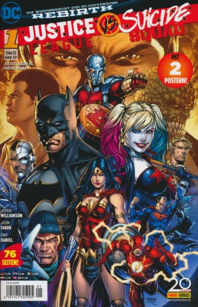 Justice League vs Suicide Squad (Panini, Gb.) Nr. 1-3 kpl. (Z0-2)