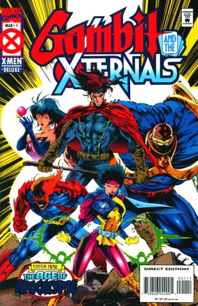 Gambit & the X-Ternals (1995) 1-4 kpl. (Z0-2)