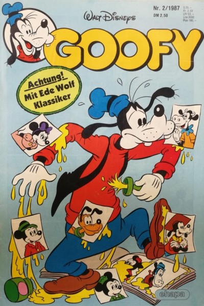 Goofy Magazin (Ehapa, GbÜ./Gb.) Jhrg. 1987 Nr. 1-12 kpl. (Z0-2)