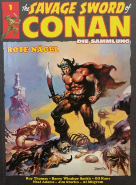 Savage Sword of Conan (Hachette, B.) Nr. 1-4 kpl. (Z1)