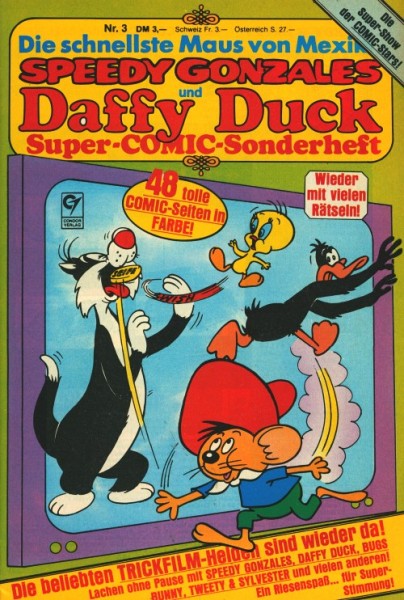 Speedy Gonzales und Daffy Duck (Condor, Gb.,1986) Fernseh-Comic-Sonderband Nr. 1-5