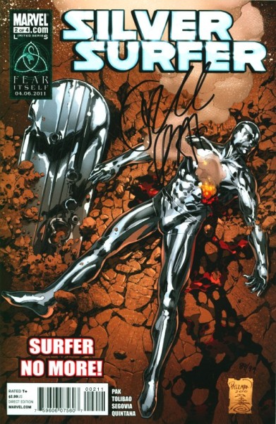 Silver Surfer (2011) signed by Greg Pak 2