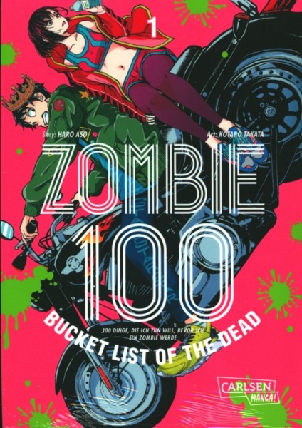 Zombie 100 - Bucket List of the Dead (Carlsen, Tb.) Nr. 1-8 zus. (Z0-1)