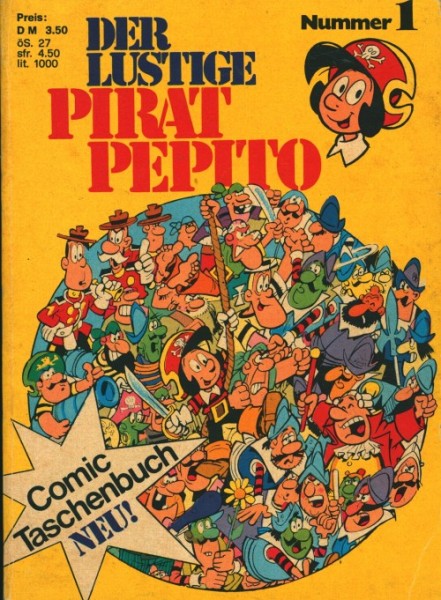 Lustige Pirat Pepito (Gevacur, Tb.) Nr. 1-8 kpl. (Z2)