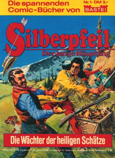 Silberpfeil (Bastei, Tb.) Nr. 1-19 kpl. (Z1)