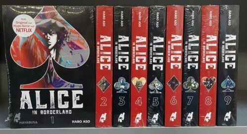 Alice in Borderland Doppelband Edition (Hayabusa, Tb.) Nr. 1-9 kpl. (neu)