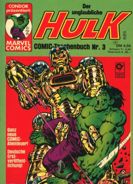 Hulk (Condor, Tb.) Nr. 1-47 kpl. (Z2)