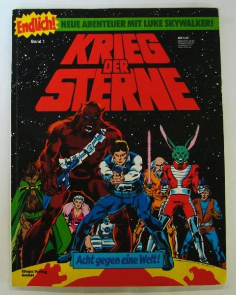 Krieg der Sterne (Ehapa, Br.) Nr. 1-22 kpl. (Z2)